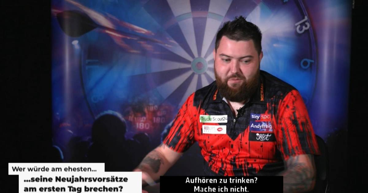 Darts WM 2024 Wer würde am ehesten Neujahrsvorsätze der Darts Stars