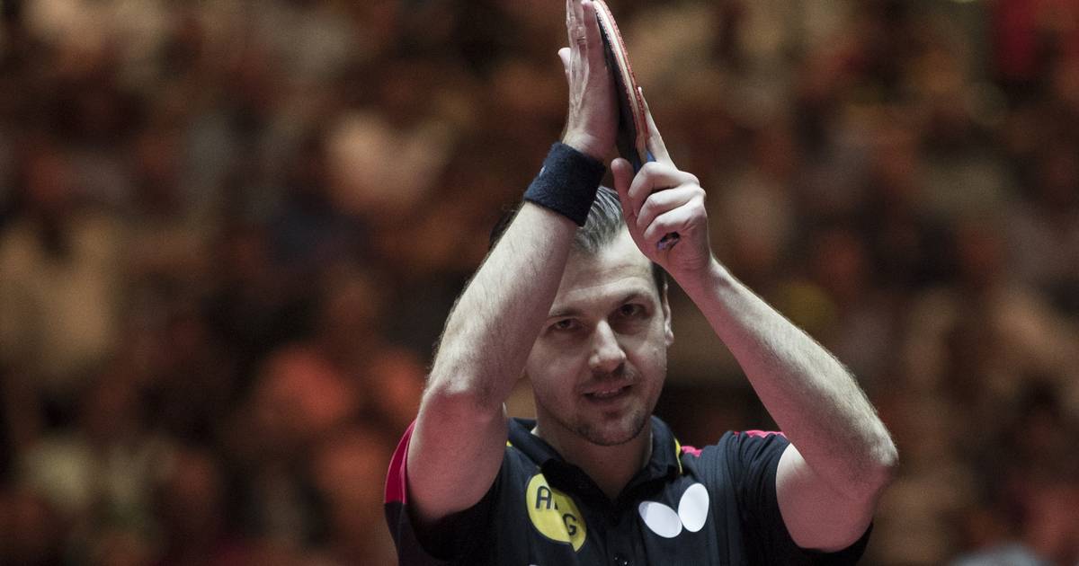 Tischtennis Borussia Düsseldorf mit Timo Boll im DM Finale