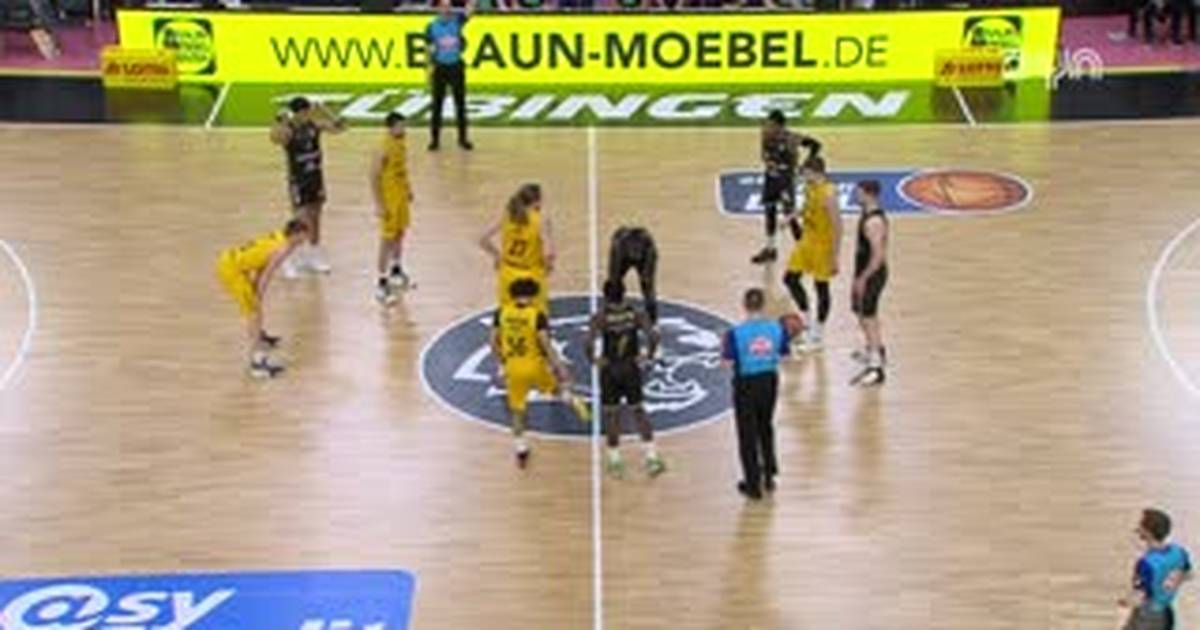 Spiel Highlights zu Tigers Tübingen Basketball Löwen Braunschweig 1