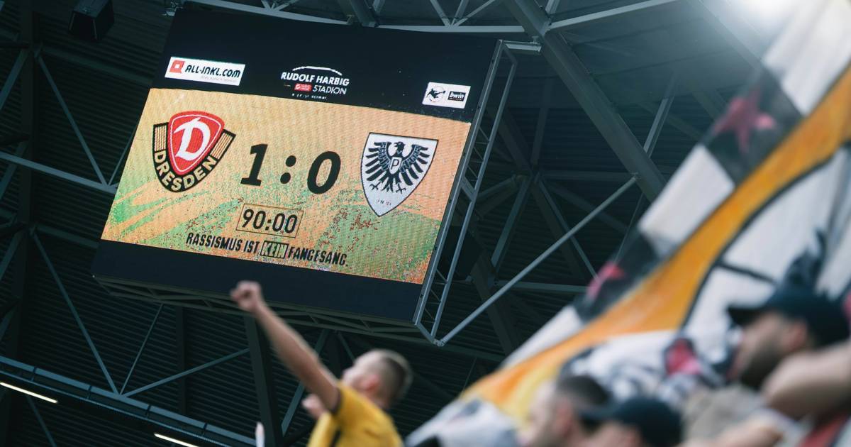 3 Liga Dresden festigt Tabellenführung Sandhausen feuert Trainer