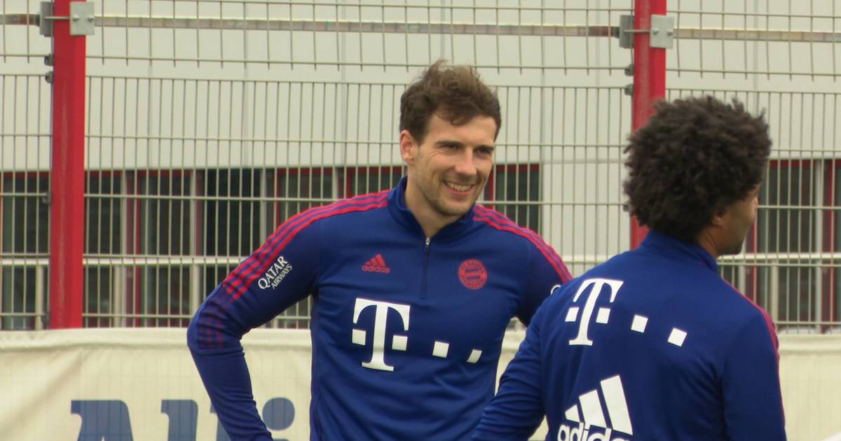 Fc Bayern So Lief Leon Goretzkas Trainings Comeback