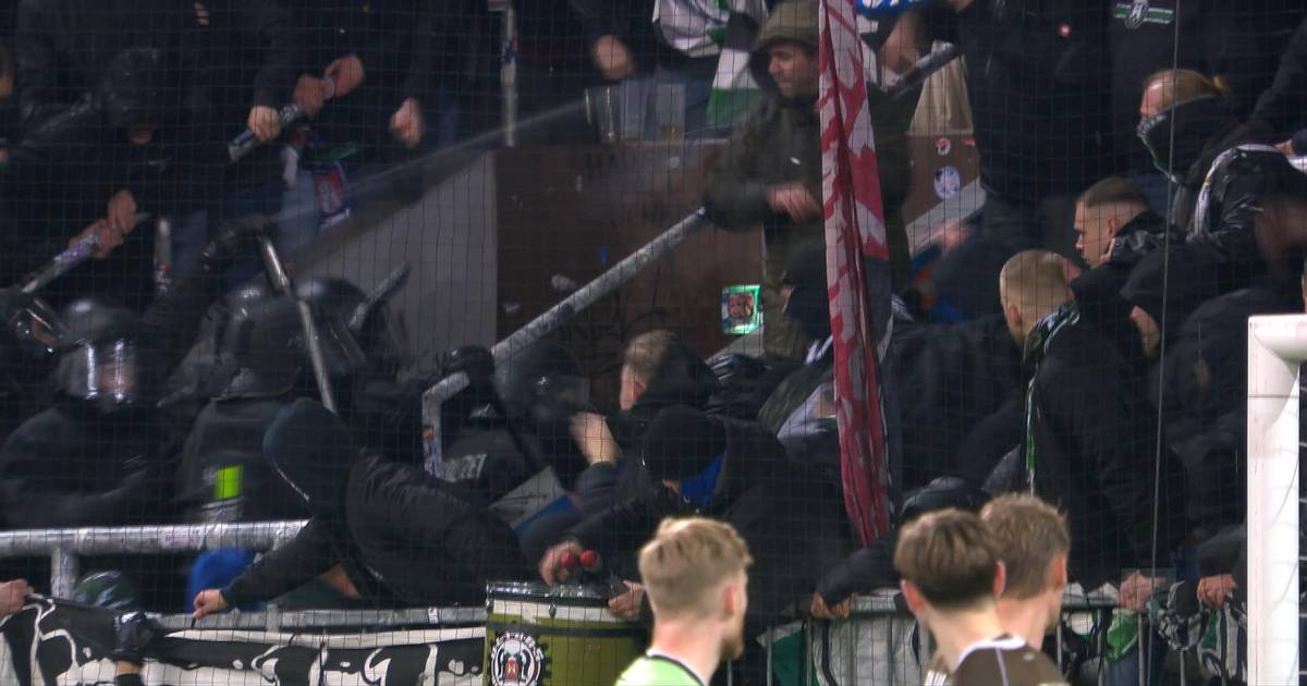 Hannover 96 Schwere Ausschreitungen Zwischen Fans Und Der Hamburger