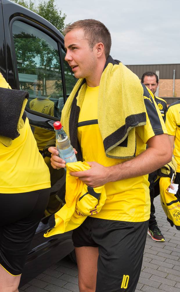 Götze und Schürrle: Erster Tag in Bildern