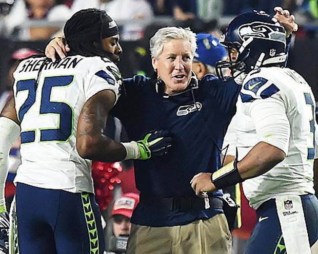 Pete Carroll und seine NFL-Stars