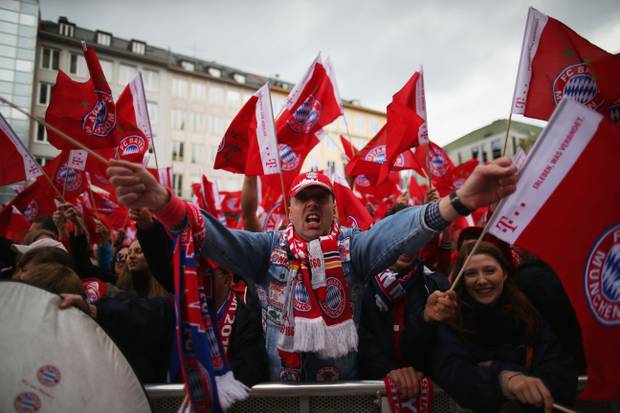 So feierten die Meister-Bayern mit den Fans