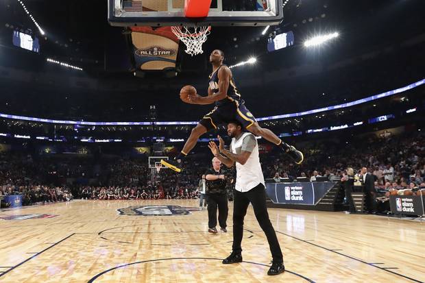 Drohne und Stars: Die Highlights des Dunk Contests
