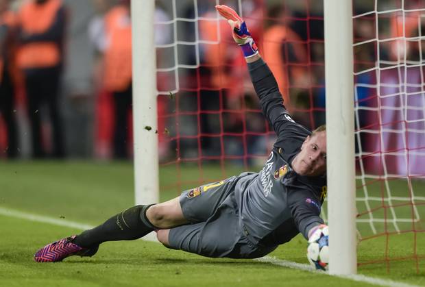 Ter Stegen eine Wand, Neymar ein Kühlschrank