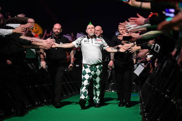 So wurde Wright zum Paradiesvogel des Darts