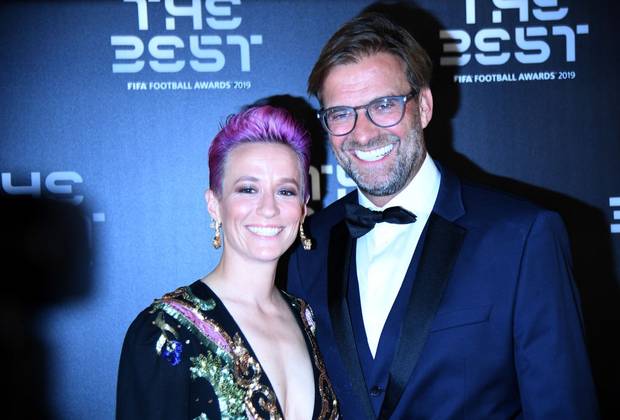Bilder der FIFA-Gala: Klopp und Rapinoe strahlen um die Wette