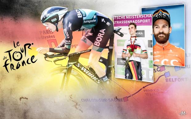 Die Deutschen bei der Tour: Alle Augen auf Buchmann