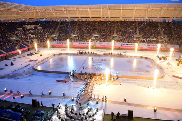 Freiluftspektakel! Die besten Bilder zum DEL Winter Game