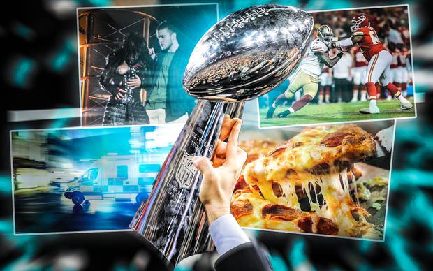 Pizza, Werbung, Bier - die kuriosen Fakten zum Super Bowl