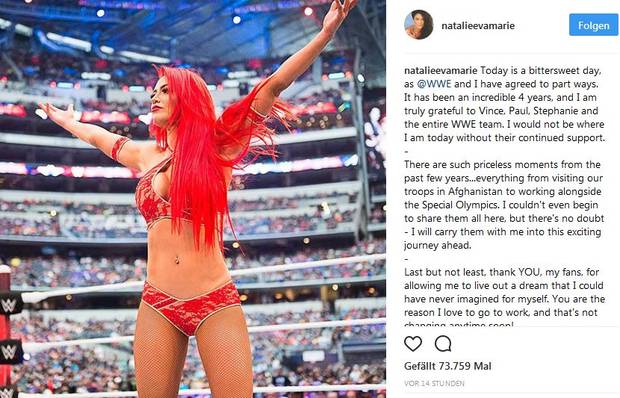 Showbiz statt WWE: Aus für eine umstrittene Schönheit