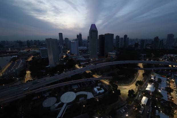 Licht-Spektakel untermalt Vettels Gala