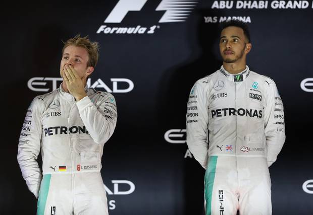 Rosberg vs. Hamilton: Ziemlich beste Feinde