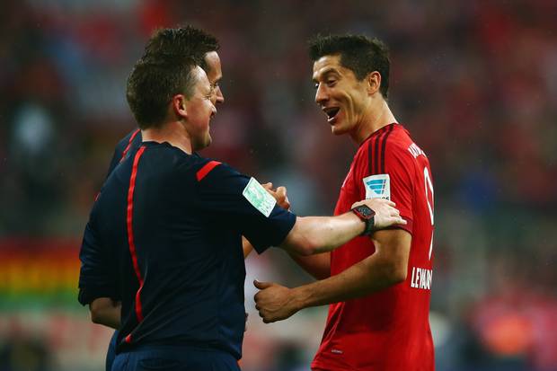 Eins mit fünf Sternchen für Lewandowski