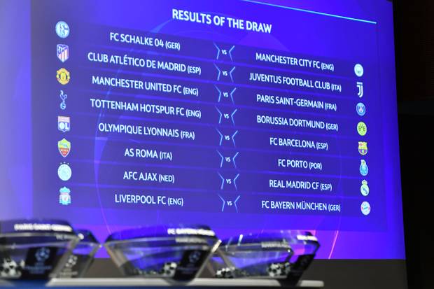 Die Champions-League-Duelle im Achtelfinale