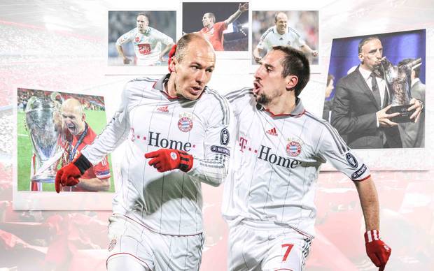Arjen Robben und Franck Ribery - ihre Ära beim FC Bayern