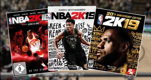 Cover-Stars NBA 2K: LeBron, Greek Freak, Schröder