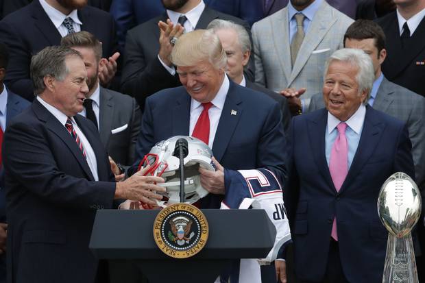Bilder des Patriots-Empfangs bei Trump