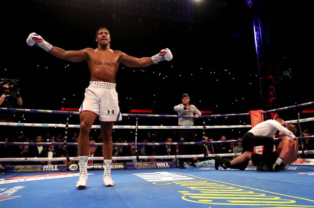 Pompöse Joshua-Show in Wembley! Der Mega-Fight in Bildern