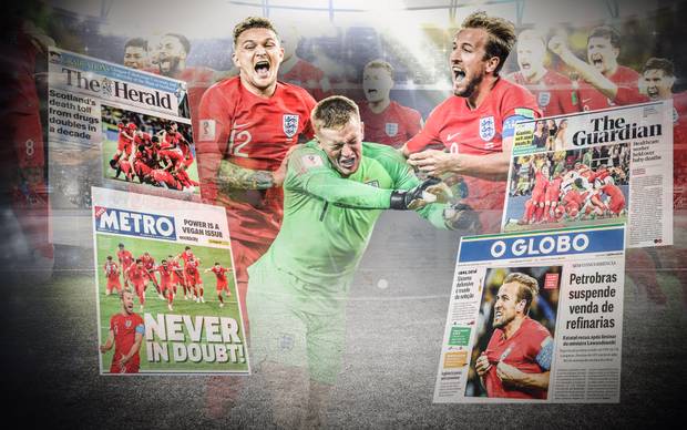 Englands Presse feiert "perfekte Antwort für all den Spott"