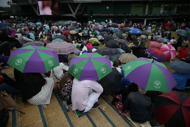 Wimbledon: Minions helfen gegen den Final-Regen