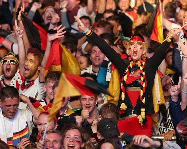 So feierte Deutschland den WM-Titel