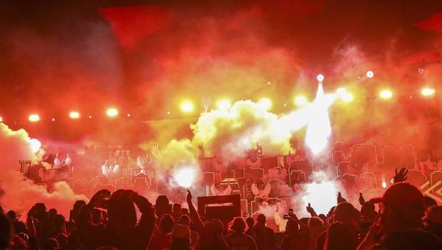 Masken-Parade und Pyro-Show: So lief die Halftime-Show