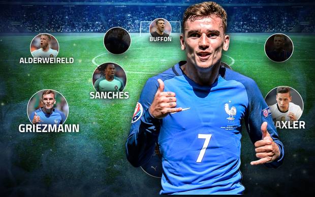 Die SPORT1-Elf des EM-Achtelfinales