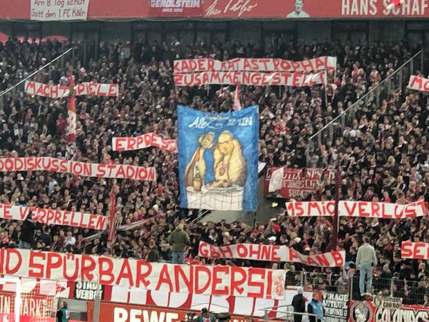 Köln-Fans giften gegen Bosse