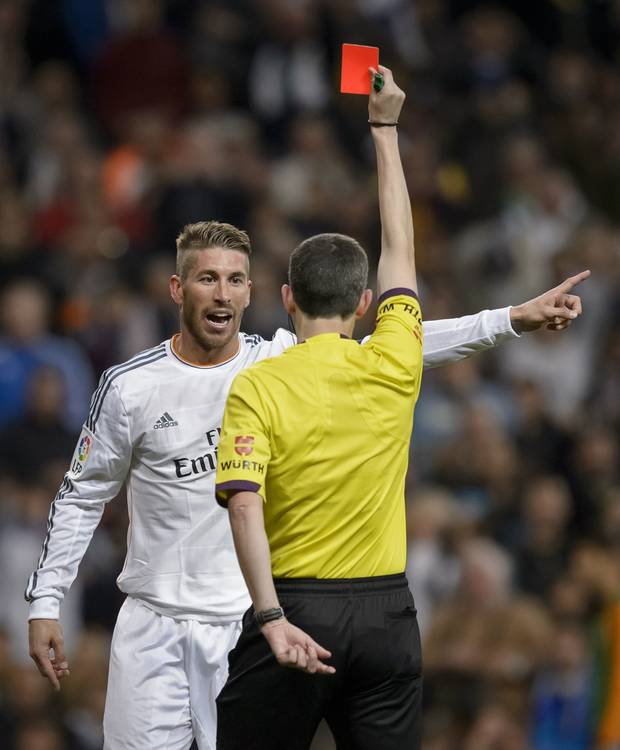 Ramos und die bösen Buben: Top 10 der Rotsünder