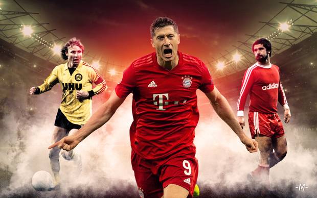 Lewandowski holt Heynckes bei den Ewigen Torjägern ein