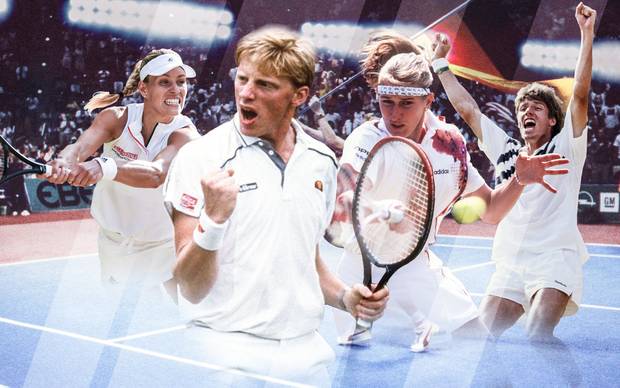 Die besten deutschen Tennis-Spieler der Open Era mit Kerber, Graf, Becker