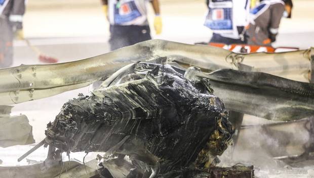 27 Sekunden Feuer-Hölle: Das Grosjean-Wunder in Bildern