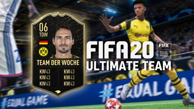 FIFA 20: Hummels im Team of the Week