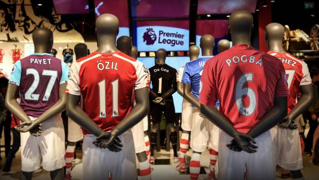 Englands Trikotrenner: Özil weit oben