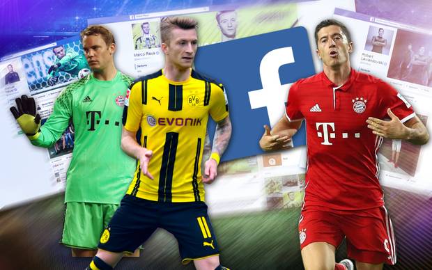 Die Facebook-Elf der Bundesliga-Stars