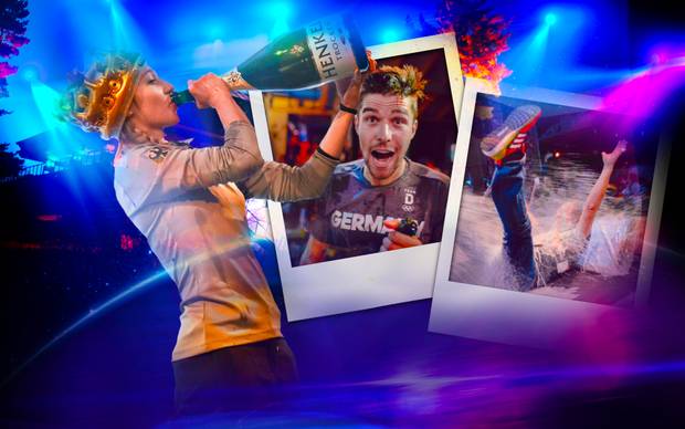 So wild wird im Deutschen Haus gefeiert