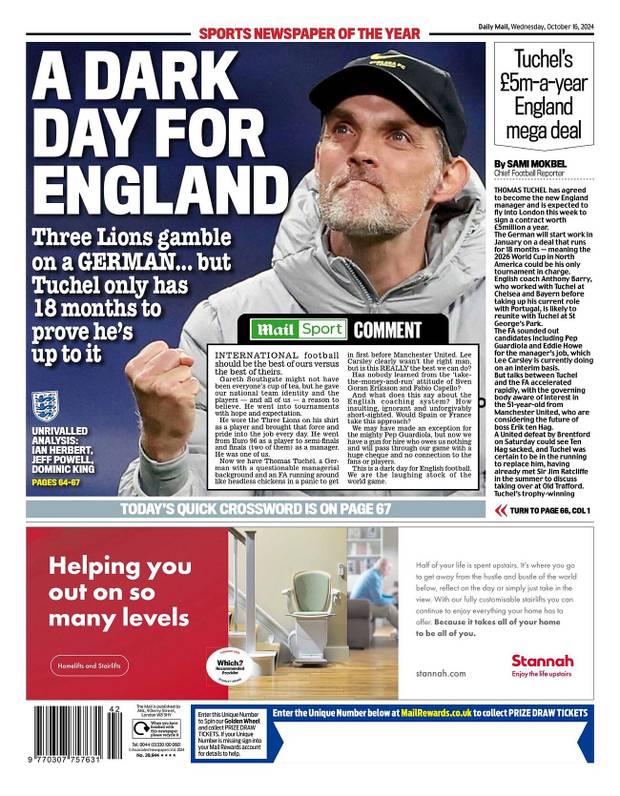 "Ein dunkler Tag für England"