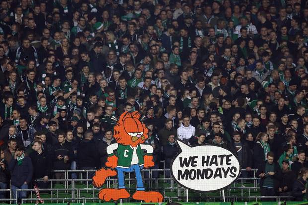 Bremer Fans protestieren gegen Montagsspiele