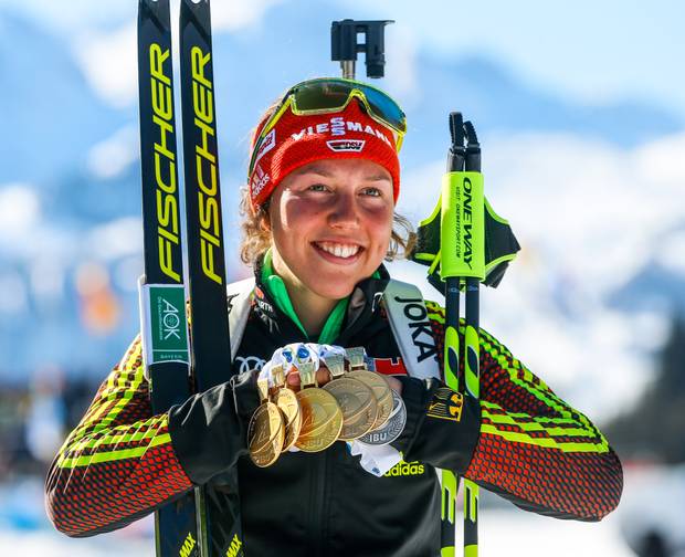 Dahlmeier jagt die Besten - noch fünf Deutsche sind vor ihr