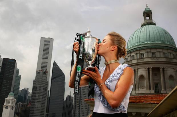 Blickfang mit Tiger-Tattoo: Das ist die neue WTA-Königin Svitolina