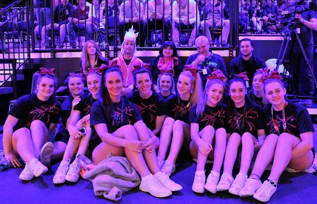 Cheerleader bei der EU LCS