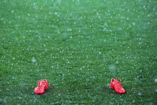 Ein Selfie mit dem Helden des Tages