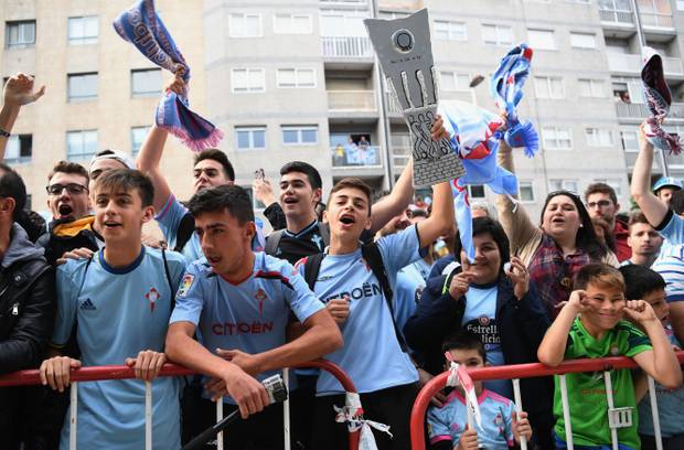 Fan-Ekstase in Vigo
