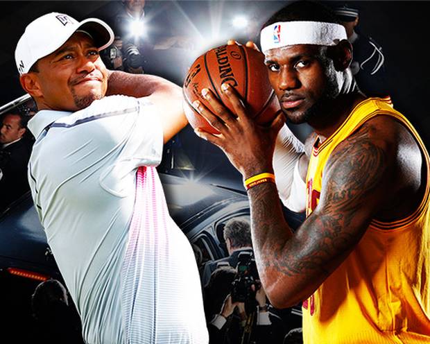 LeBron James stößt Tiger Woods vom Thron