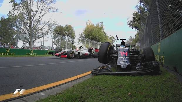 Bilder: So lief Alonsos Horror-Crash ab