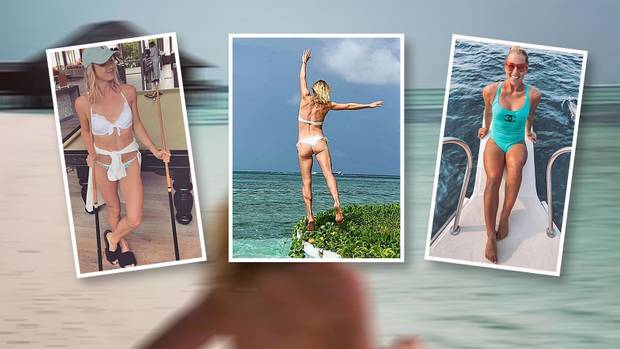 Tennisstars im Urlaub: Kerber gönnt sich Sonnenstrahlen