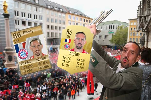 Auch auf der Konsole Kult: Ribérys Wandel bei FIFA